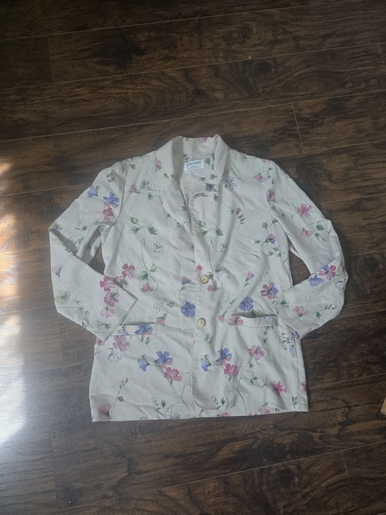 Alfred Dunner Jackets & Blazers - Alfred Dunner | Vintage Floral Power Blazer Size 8